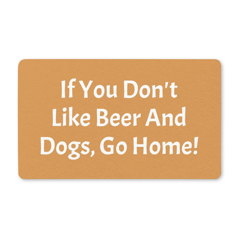Beer And Dog Lover Doormat