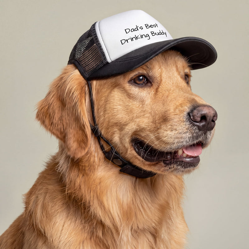 Dad's Best Drinking Buddy Trucker Hat