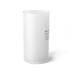 Dad Deserves A Beer Frosted Glass Mug
