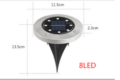 Solar Garden Disk Light