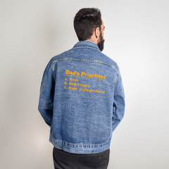 Dad's Priorities Denim Jacket