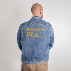 Dad's Priorities Denim Jacket