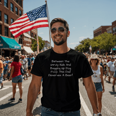 This Dad Deserves A Beer T-shirt
