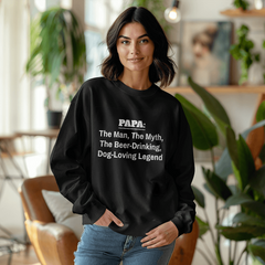 Papa The Man Sweatshirt