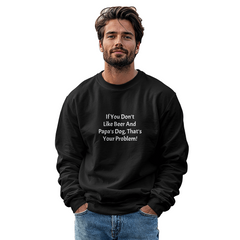 Beer And Papa's Dog Funny Sweatshirt