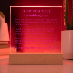 Granddaughter Acrylic Plaque
