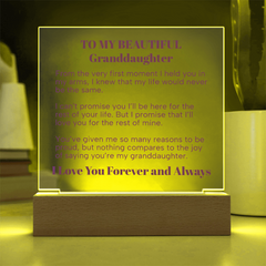 Granddaughter Acrylic Plaque