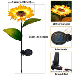 Sunflowers Solar Light